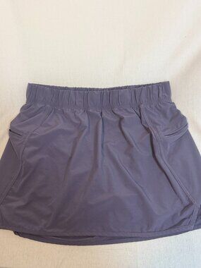 CALIA Anywhere Skort Large Purple Lilac High Rise Athleisure Activewear